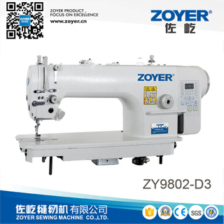 ZY9802-D3 Zoyer Direct Direct Direct Auto Trimmer Lockstich Machine à coudre (matériau d'alimentation à aiguille)