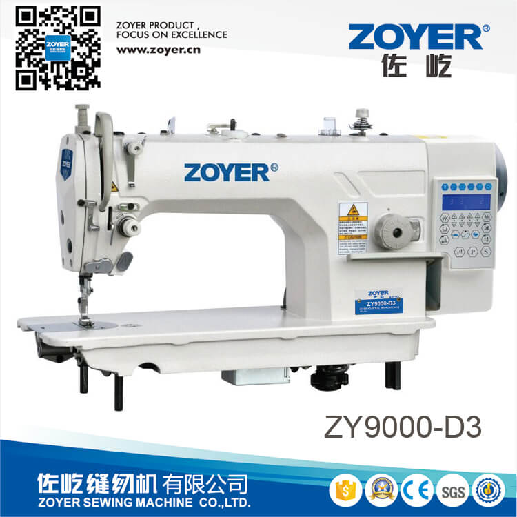 ZY9000-D3 ZOYER Direct Direct Auto Tondeuse à haute vitesse Lockstitch Machine à coudre industrielle